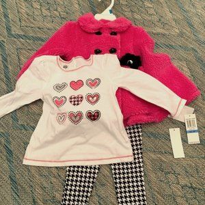 24M 3pc. Kids HQ outfit, NWT